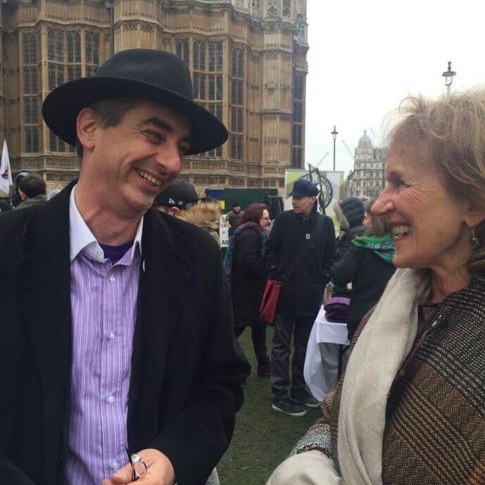 Beckley Foundation Director Amanda Feilding with United Patients Alliance Political Director Jon Liebling